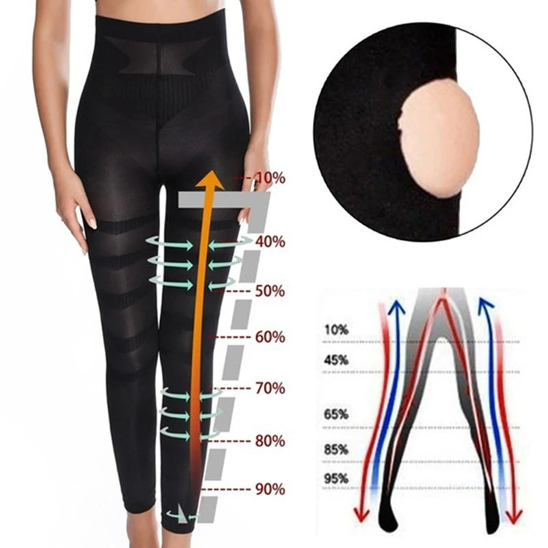 Hot Trend Vault Miss Moly anti-cellulite leggings for women showcasing thigh sculpting and waist shaping features.