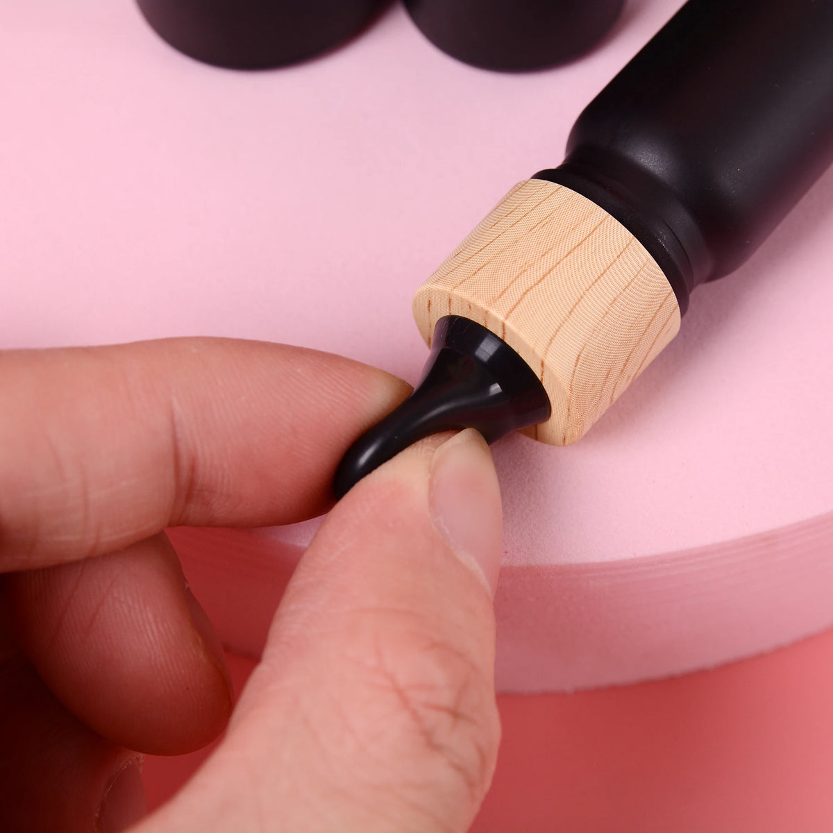 5/10/15/20/30/50/100ml Dropper Empty Bottle Refillable Frosted Black Glass Squeeze Wholesale Bulk For Essential Oil Aromatherapy