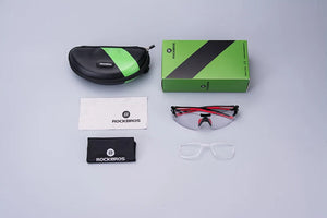 ROCKBROS Cycling Outdoor Bike Photochromatic Glasses Sport Bicycle Sunglasses Goggles Myopia Frame Protection Eyewear