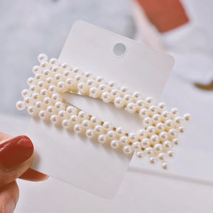 1PC Elegant BB Hair Pins Metal Fashion Barrettes Hairpins Hot Sale Korea Chic Imitation Pearl Hair Clip Hair Styling Accessories