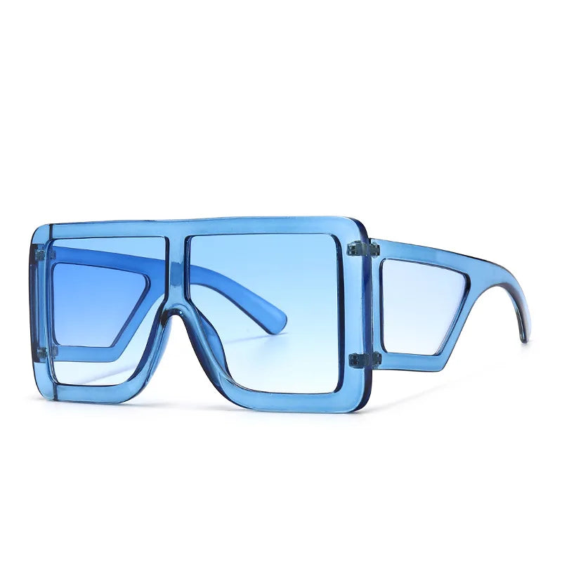 Square Vintage Sunglasses Women 2021 New Sexy Retro Oversized Fashion Sun Glasses Brand Designer Punk Eyeglasses Female Oculos