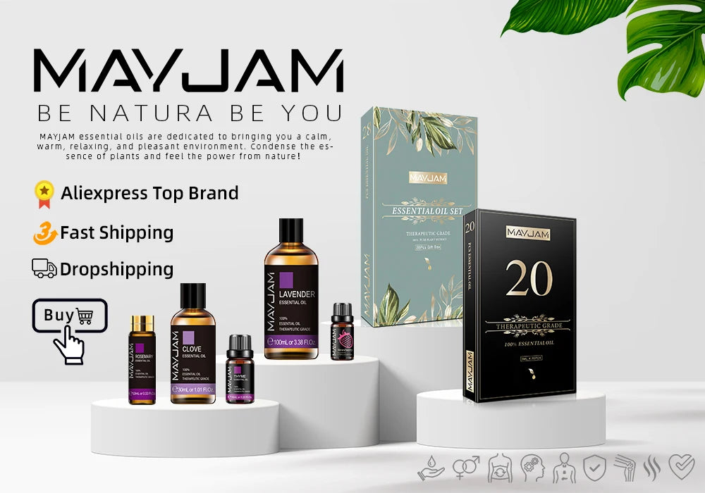 Hot Trend Vault Mayjam 100ml fragrance oil with sea breeze, coconut, vanilla, coffee, and bubble gum scents, with dropper for men and women.