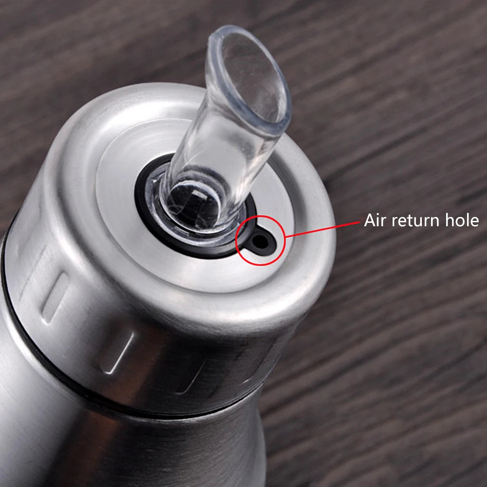 Oil Bottle Stainless Steel Vinegar Oil Olive Dispenser Bottle Pot Leakproof Container Kitchen Accessories 500/750/1000ml