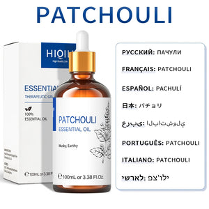 Hot Trend Vault HIQILI Essential Oil Blend 100ml calming diffuser with spa fans, ideal for relaxing and aromatic home ambiance.