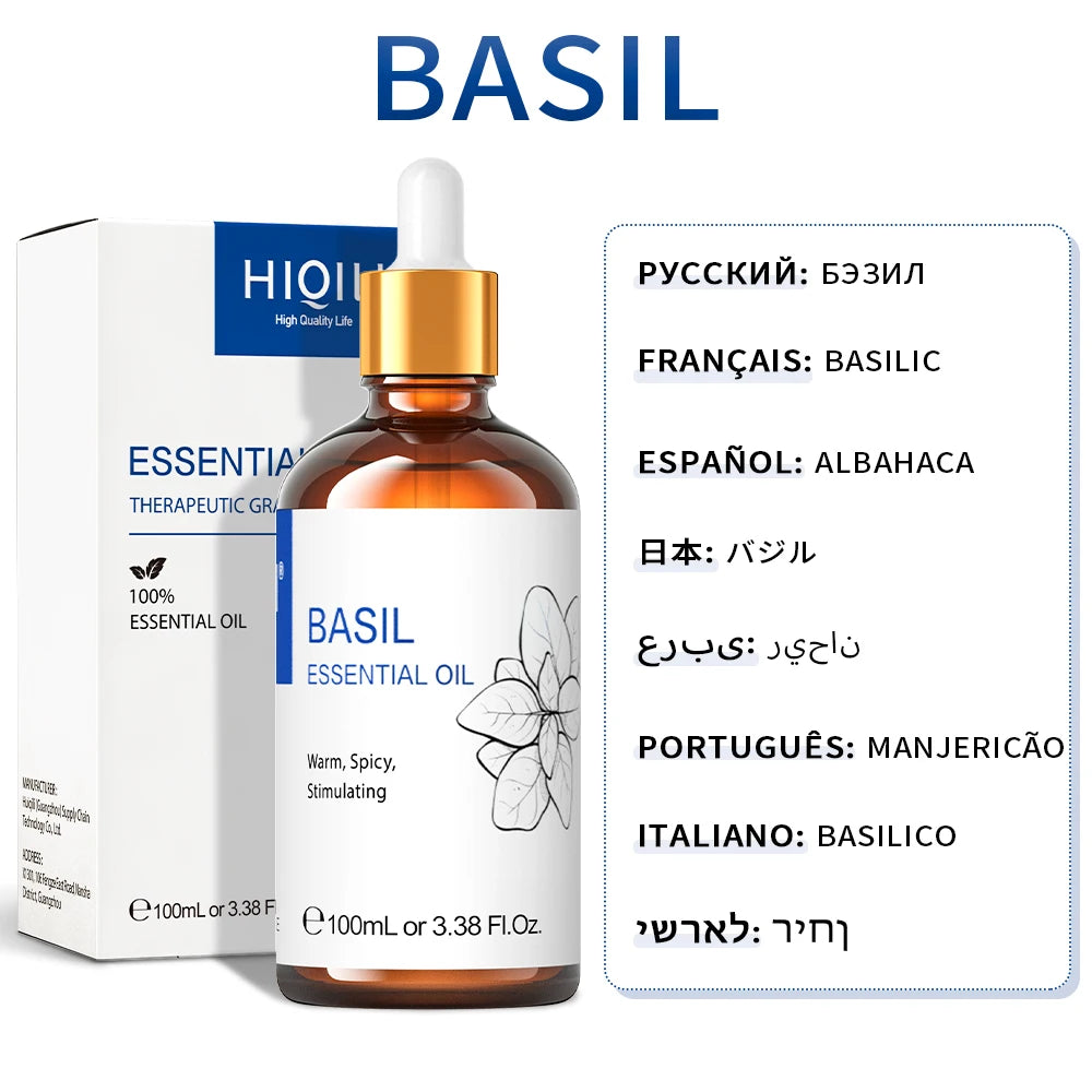 Hot Trend Vault HIQILI essential oil blend 100ml calming diffuser with spa fans, showcasing the diffuser and aromatic oils in use.