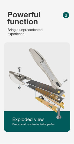 MR.GREEN Nail Clippers Stainless Steel Anti Splash Fingernail Cutter Manicure Tools Bionics Design Nail Trimmer Pedicure Scissor