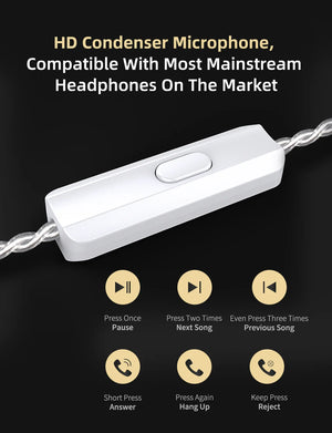 KZ ZSN Pro X Metal Wired Headset Hybrid Technology 1BA+1DD In Ear HiFi Monitor Earphone With Microphone Sport Game Headphones