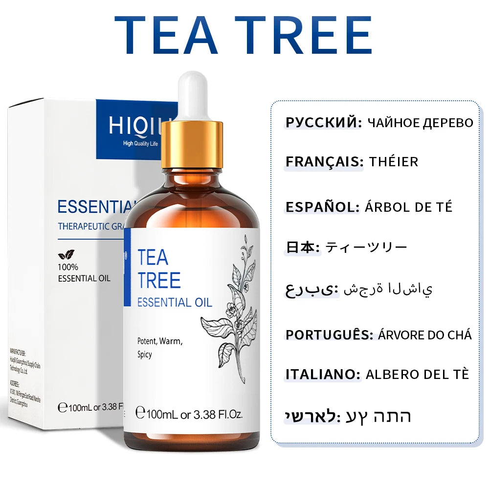 Hot Trend Vault HIQILI Essential Oil Blend 100ml calming diffuser with spa fans, designed for relaxing aromatherapy.