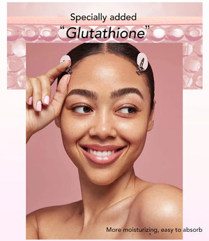 Hot Trend Vault AILKE Whitening Skin Care Set for all skin types with glutathione, featuring cleanser, toner, and moisturizer.