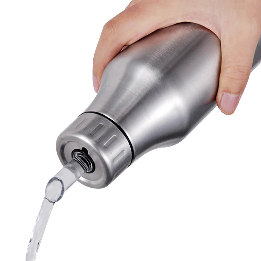Oil Bottle Stainless Steel Vinegar Oil Olive Dispenser Bottle Pot Leakproof Container Kitchen Accessories 500/750/1000ml