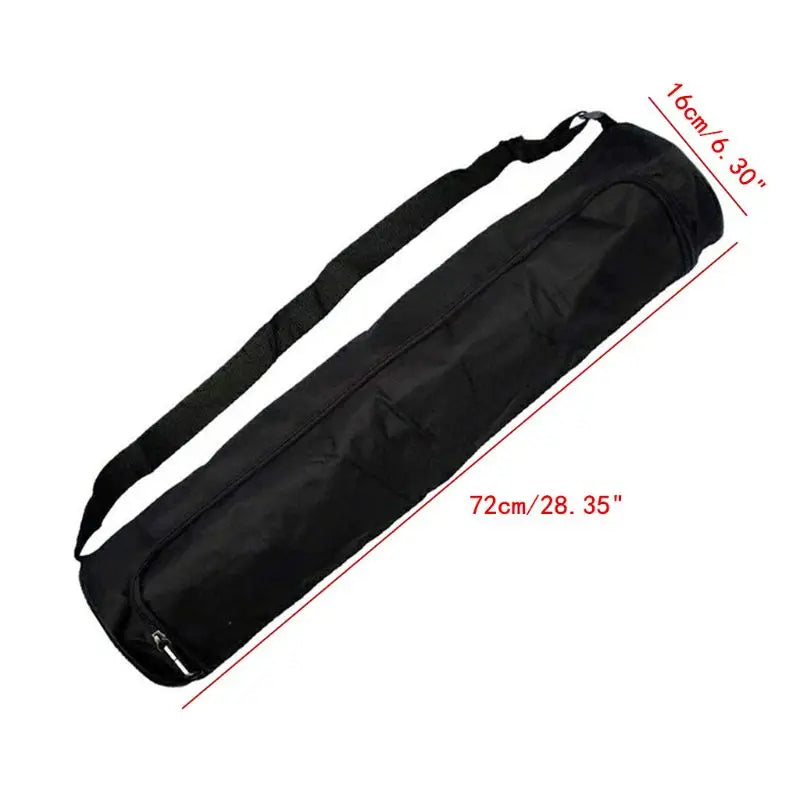Waterproof yoga mat bag with shoulder strap by Hot Trend Vault, featuring a sleek design and convenient carrying for gym enthusiasts.