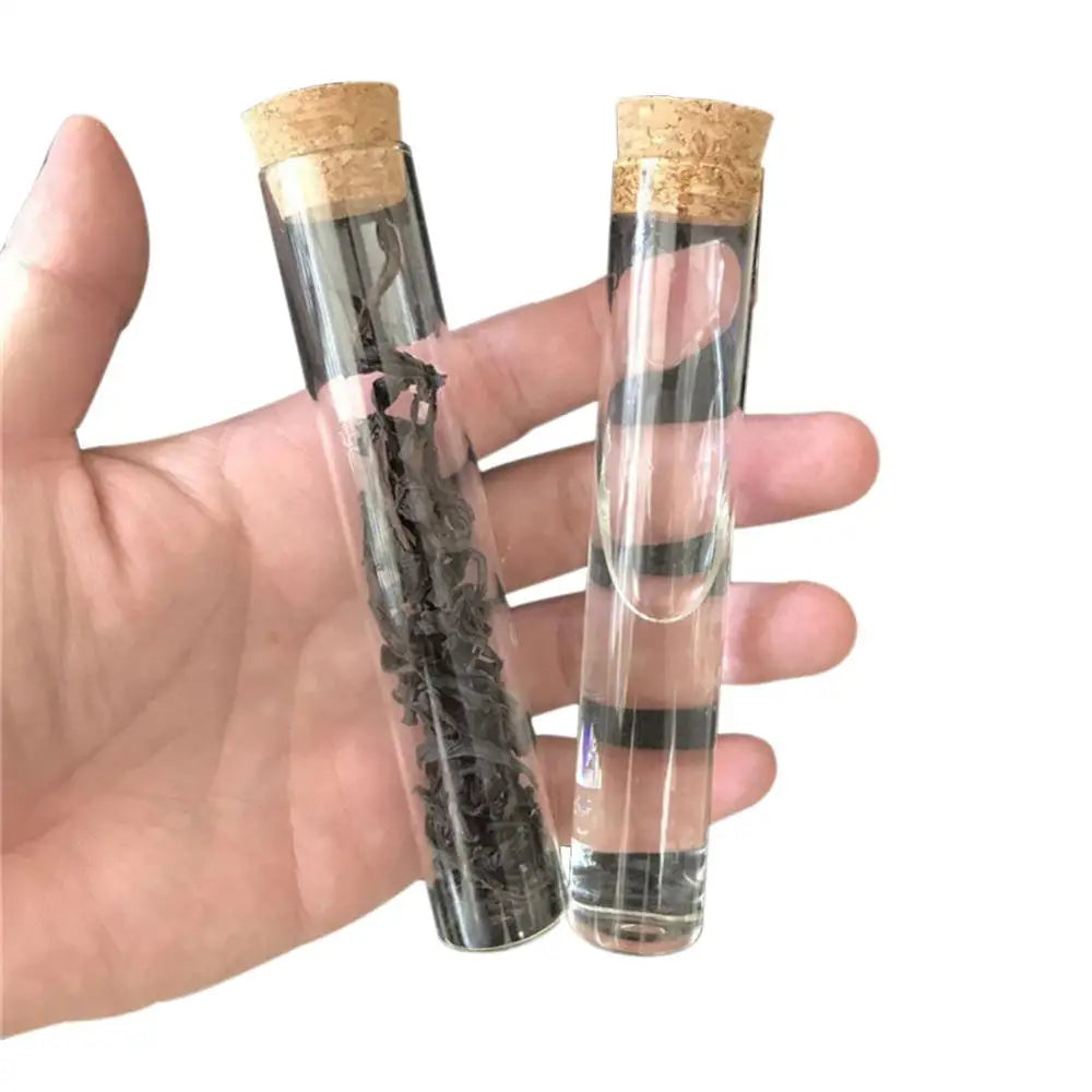 22x120mm 30ml Empty Glass Transparent Clear Bottles With Cork Stopper Glass Vials Jars Storage Bottles Test Tube Jars 50pcs/lot