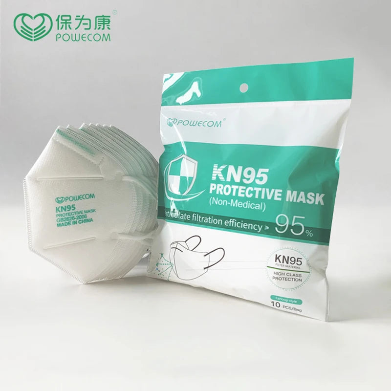 10PCS FFP2 KN95 Filter Face Masks 5 Layer FFP2mask Anti-Pollution Non-Disposable Protective Masks Dust Safety Mask