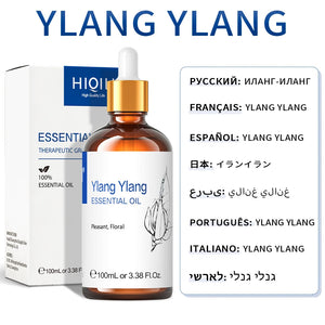 Hot Trend Vault HIQILI Essential Oil Blend 100ml calming diffuser with spa fans, designed for relaxing aromatherapy experiences.