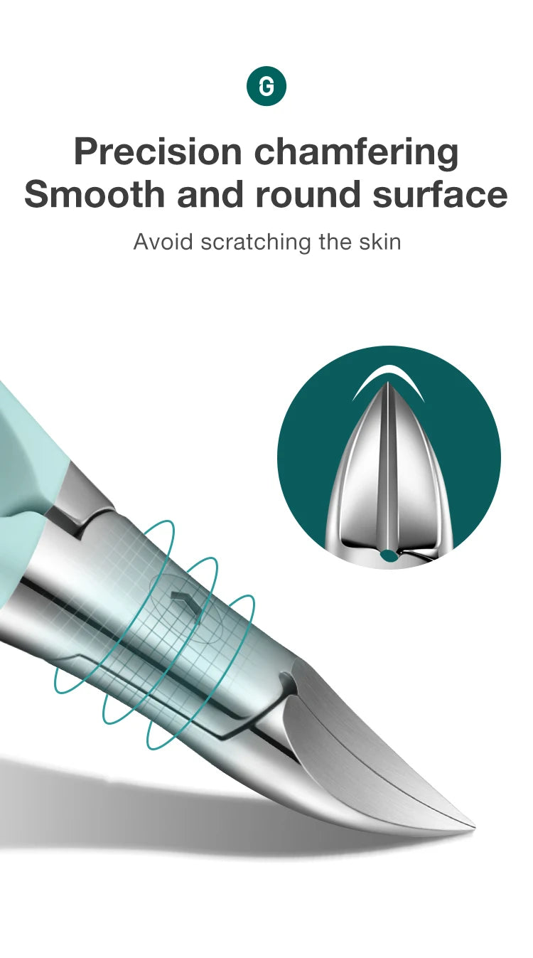 MR.GREEN ingrown Nail Clippers Toenail Cutter Stainless Steel Pedicure Tools Thick Toe Nail Correction Deep Into Nail Grooves