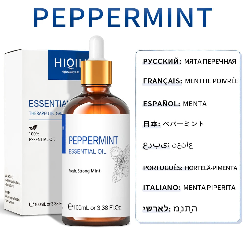 Hot Trend Vault HIQILI essential oil blend 100ml calming diffuser with spa fans for relaxing aromatherapy.