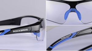 ROCKBROS Cycling Outdoor Bike Photochromatic Glasses Sport Bicycle Sunglasses Goggles Myopia Frame Protection Eyewear