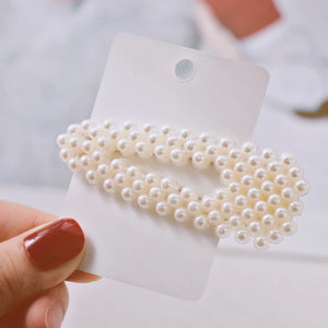 1PC Elegant BB Hair Pins Metal Fashion Barrettes Hairpins Hot Sale Korea Chic Imitation Pearl Hair Clip Hair Styling Accessories