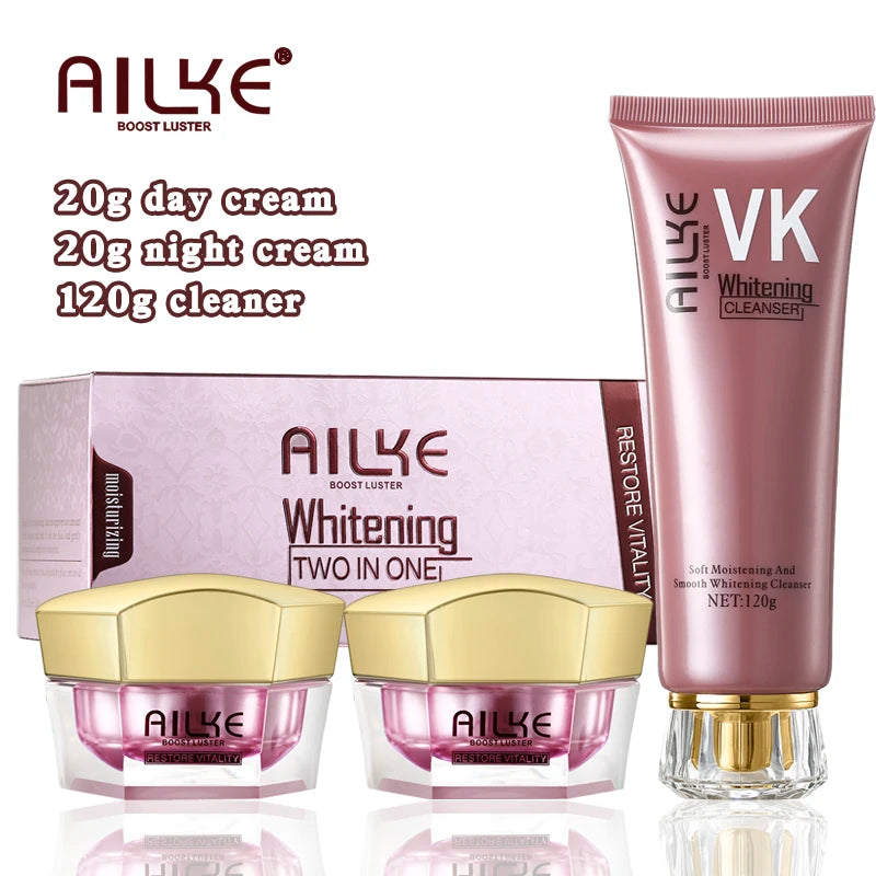 Hot Trend Vault AILKE Skin Radiant Facial Cream for women, moisturizing and anti-wrinkle whitening skincare in a jar