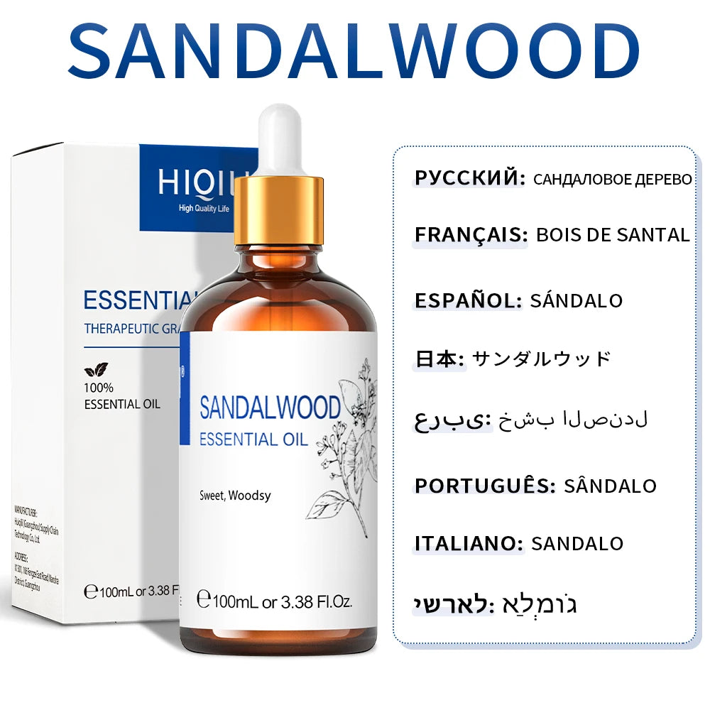 Hot Trend Vault HIQILI Essential Oil Blend 100ml calming diffuser with spa fan for relaxing aromatherapy.