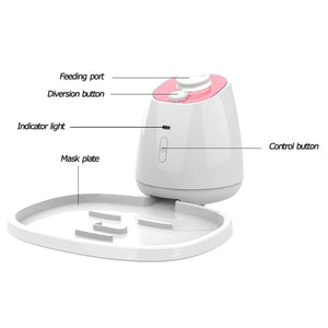Hot Trend Vault VamsLuna DIY facial mask maker for at home use, automatic moisturizing and collagen skin rejuvenation device.