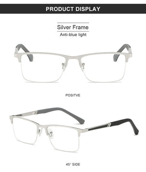 Hot Trend Vault progressive multifocus reading glasses with anti-blue light protection, unisex design, spring hinge, for presbyopia.