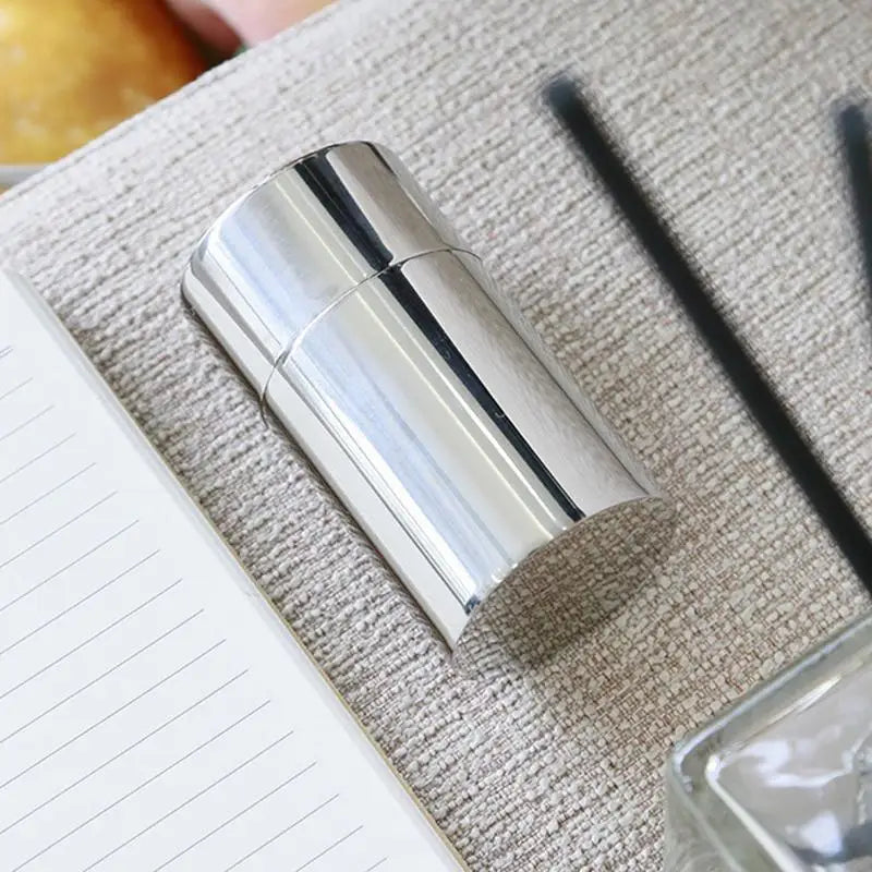 304 stainless steel tea can Thickened portable storage bottle Travel portable small sealed box High quality and easy to clean