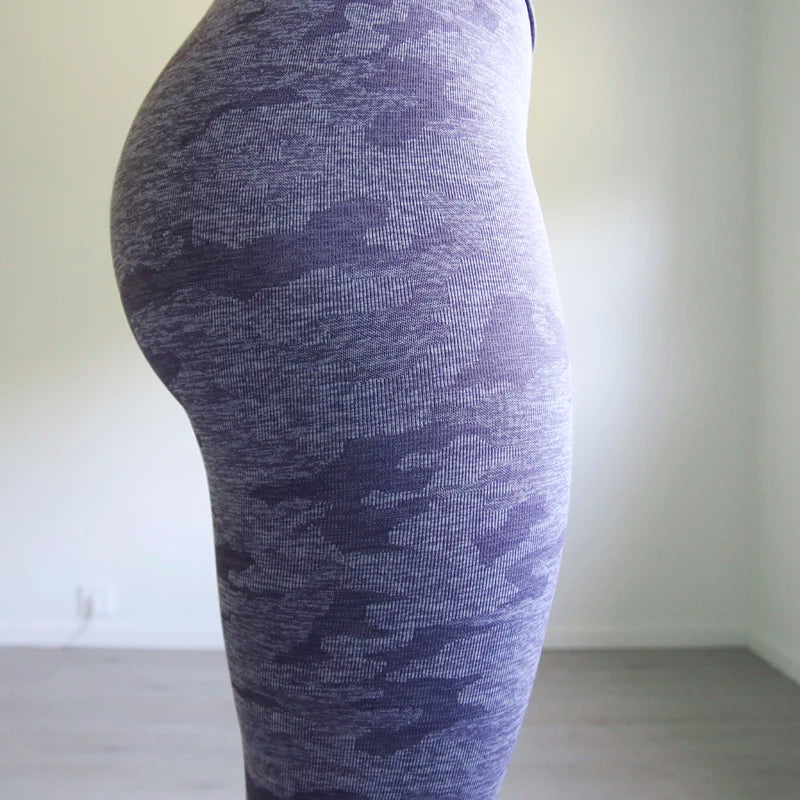 Nepoagym Women 2nd Edition Camo Seamless Leggings High Waist Booty Leggings Scrunch Leggings Yoga Pants Compression Pants Women