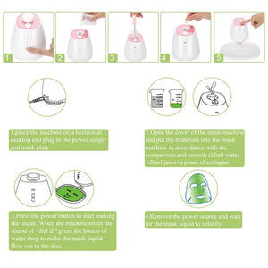 Hot Trend Vault VamsLuna DIY facial mask maker for home use, automatic moisturizer and collagen skin rejuvenation device.