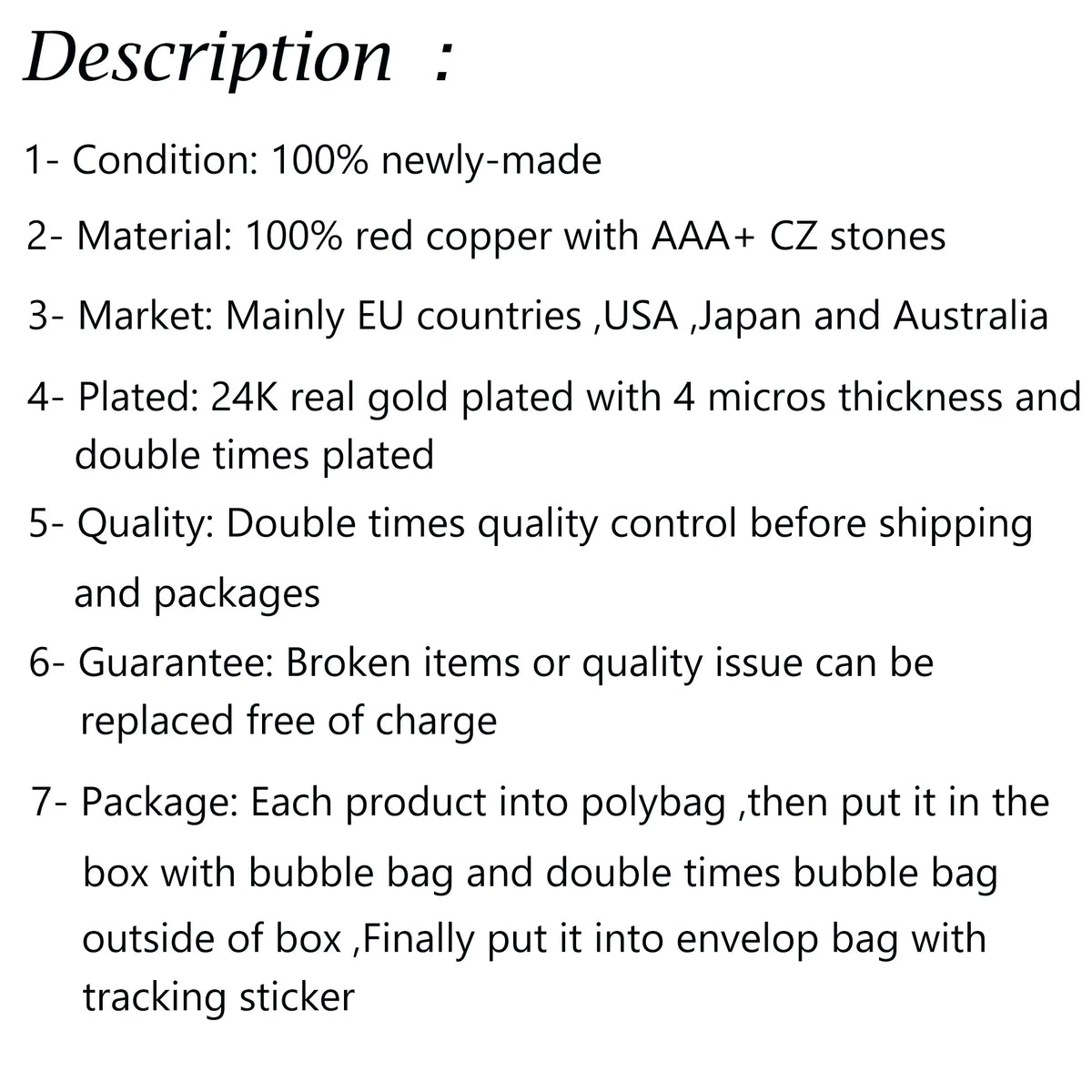 Iced-out Cubic Zirconia Ring for Men 24k Gold Color Plated Hip Hop Rock Street Jewelry