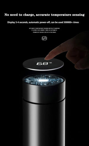 Smart Insulation Cup Male and Female Student Portable Water Cup Creative  Mass Simple Temperature Tea Cup