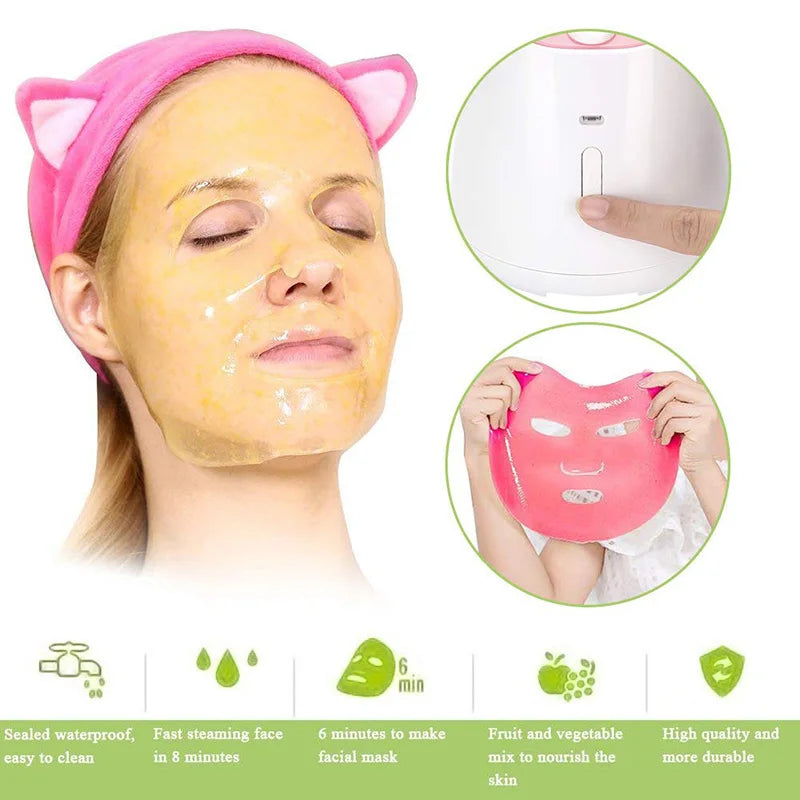Hot Trend Vault VamsLuna DIY facial mask maker for at-home collagen skin rejuvenation and moisturizing.
