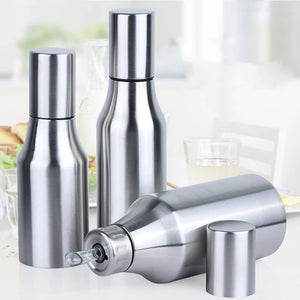 Oil Bottle Stainless Steel Vinegar Oil Olive Dispenser Bottle Pot Leakproof Container Kitchen Accessories 500/750/1000ml