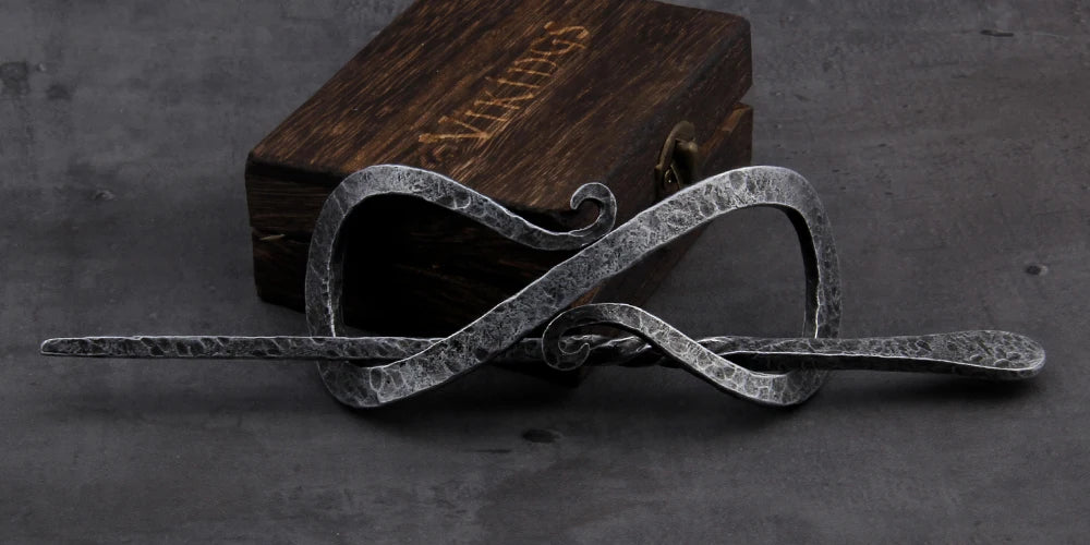 2020 New Arrival Iron color Viking Hairpins as women gift