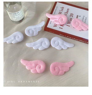 Cute plush hair clips from Hot Trend Vault, 2-pack, perfect for girls and kids, featuring soft, colorful plush material.