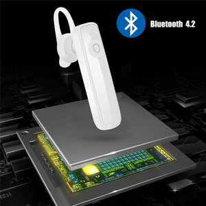 M165 Mini Bluetooth Headset Stereo Hands-Free Ear-Hook Wireless Microphone With Microphone, Suitable For All Smart Phones