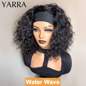 Yarra Remy Brazilian kinky curly headband wig for Black women, showcasing natural textured black hair with a comfortable headband style.