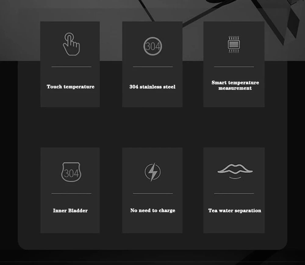 Smart Insulation Cup Male and Female Student Portable Water Cup Creative  Mass Simple Temperature Tea Cup