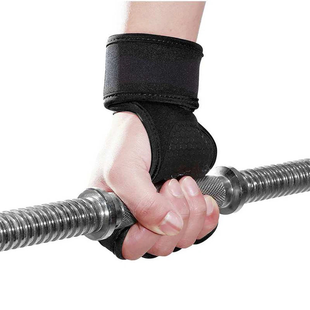 Guantes de gimnasio para entrenamiento para hombres y mujeres, protector de muñeca y palma para levantamiento de pesas