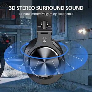 Hot Trend Vault Oneodio A71D wired gaming headset with detachable microphone, high-resolution audio for PC, PS5, and Xbox gaming.