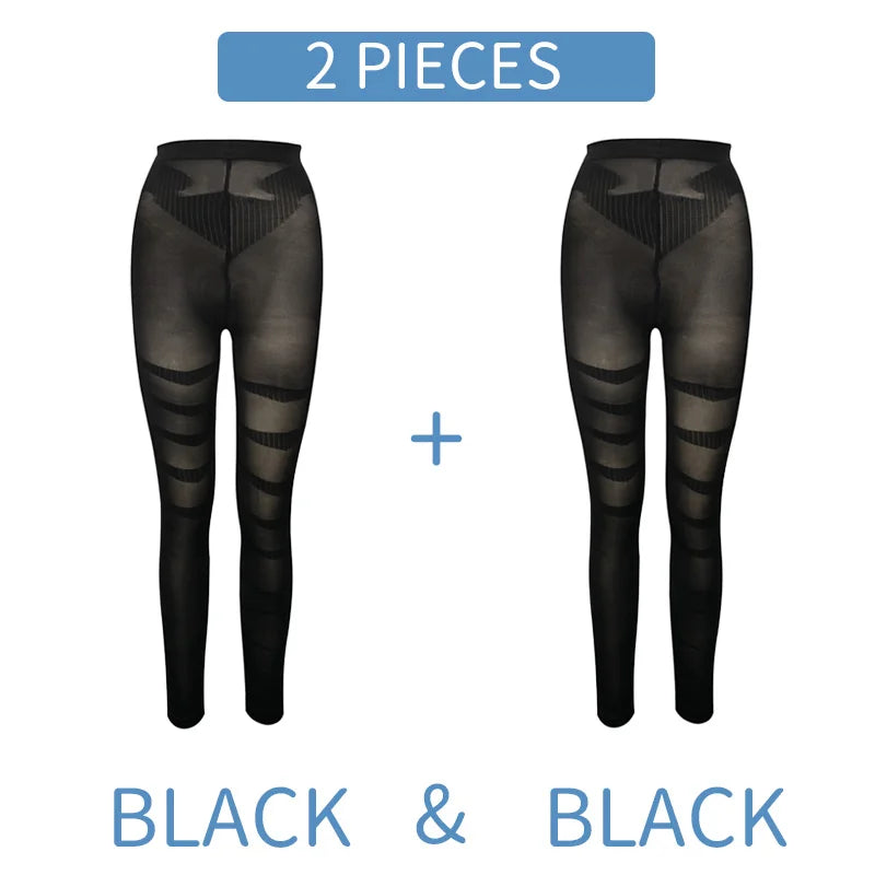 Hot Trend Vault Miss Moly anti-cellulite leggings for women, featuring thigh sculpting and waist shaping in high-definition image.
