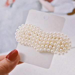 1PC Elegant BB Hair Pins Metal Fashion Barrettes Hairpins Hot Sale Korea Chic Imitation Pearl Hair Clip Hair Styling Accessories