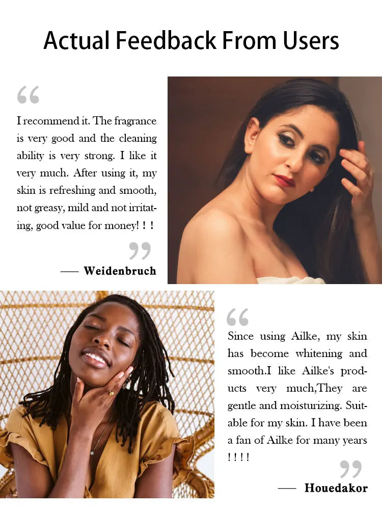 AILKE Glutathione Whitening Skin Care for women, featuring moisturizing formula for all skin types, promoting even skin tone.