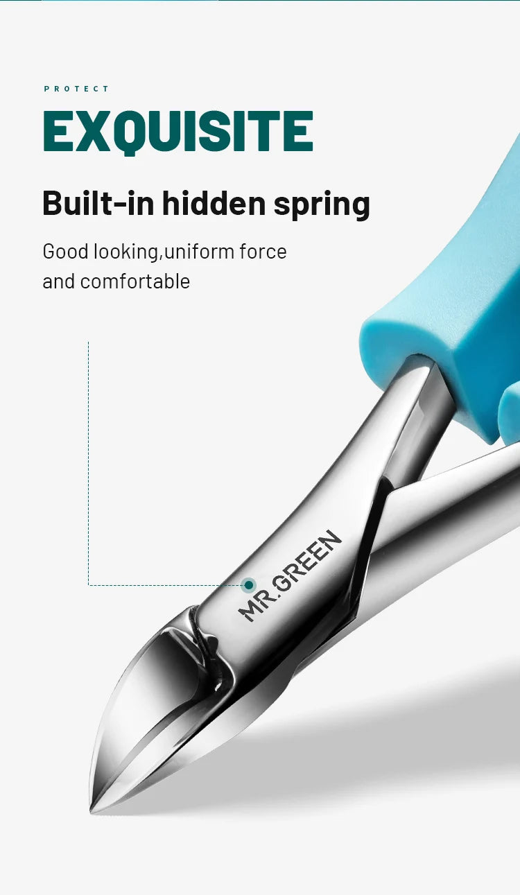 MR.GREEN Nail Clippers Toenail Cutters Pedicure Manicure Tools  Ingrown Paronychia Professional Correction Tool Sets