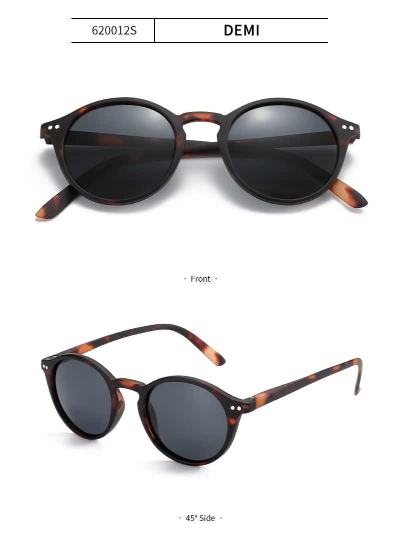 ZENOTTIC Vintage Polarized Sunglasses Men Classical Retro Brand Designer Round Outdoor Driving UV400 Shades Sun Glasses Woman