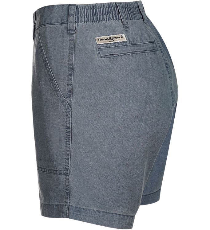 Men's casual island cotton fishing shorts with built-in stretch by Hot Trend Vault, featuring a relaxed fit and breathable fabric.