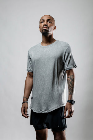 Men's Ashline Terra Bamboo Tee shirt by Hot Trend Vault, showing breathable, moisture-wicking, odor-resistant fabric.