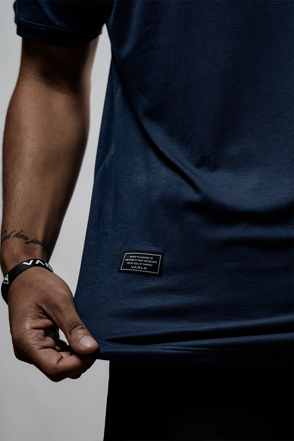 Men's Deepline Blue Bamboo Comfort Tee by Hot Trend Vault, featuring a relaxed fit and soft fabric, designed for everyday wear.