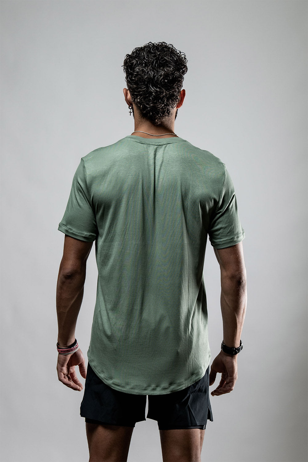 Men's Ironwood Bamboo moisture-wicking and odor-resistant tee from Hot Trend Vault, featuring a comfortable everyday shirt design.