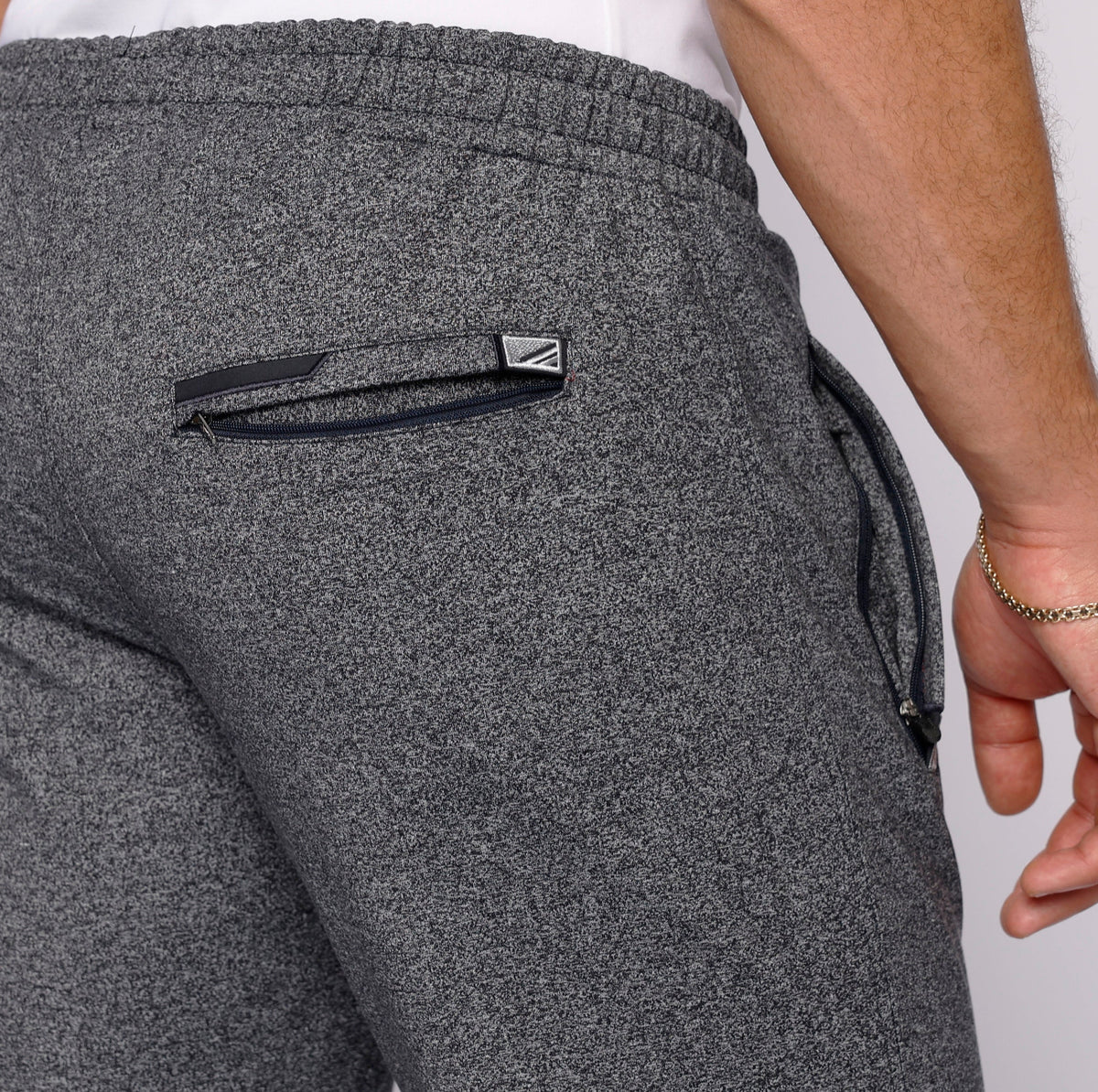 Men's tall athletic sweatpants from Hot Trend Vault featuring a straight fit and comfortable all-day wear, shown in dark fabric.